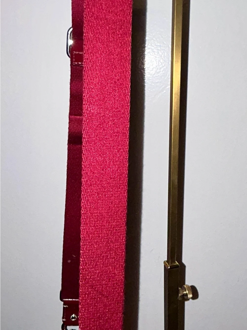 Coach Signature Swingpack Crossbody Bag in Red/Burgundy